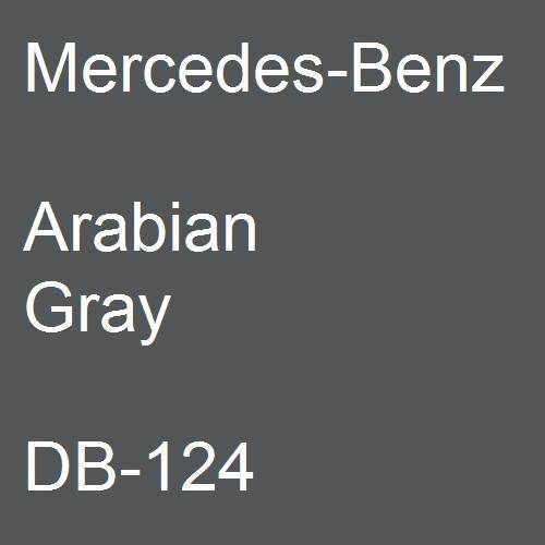 Mercedes-Benz, Arabian Gray, DB-124.